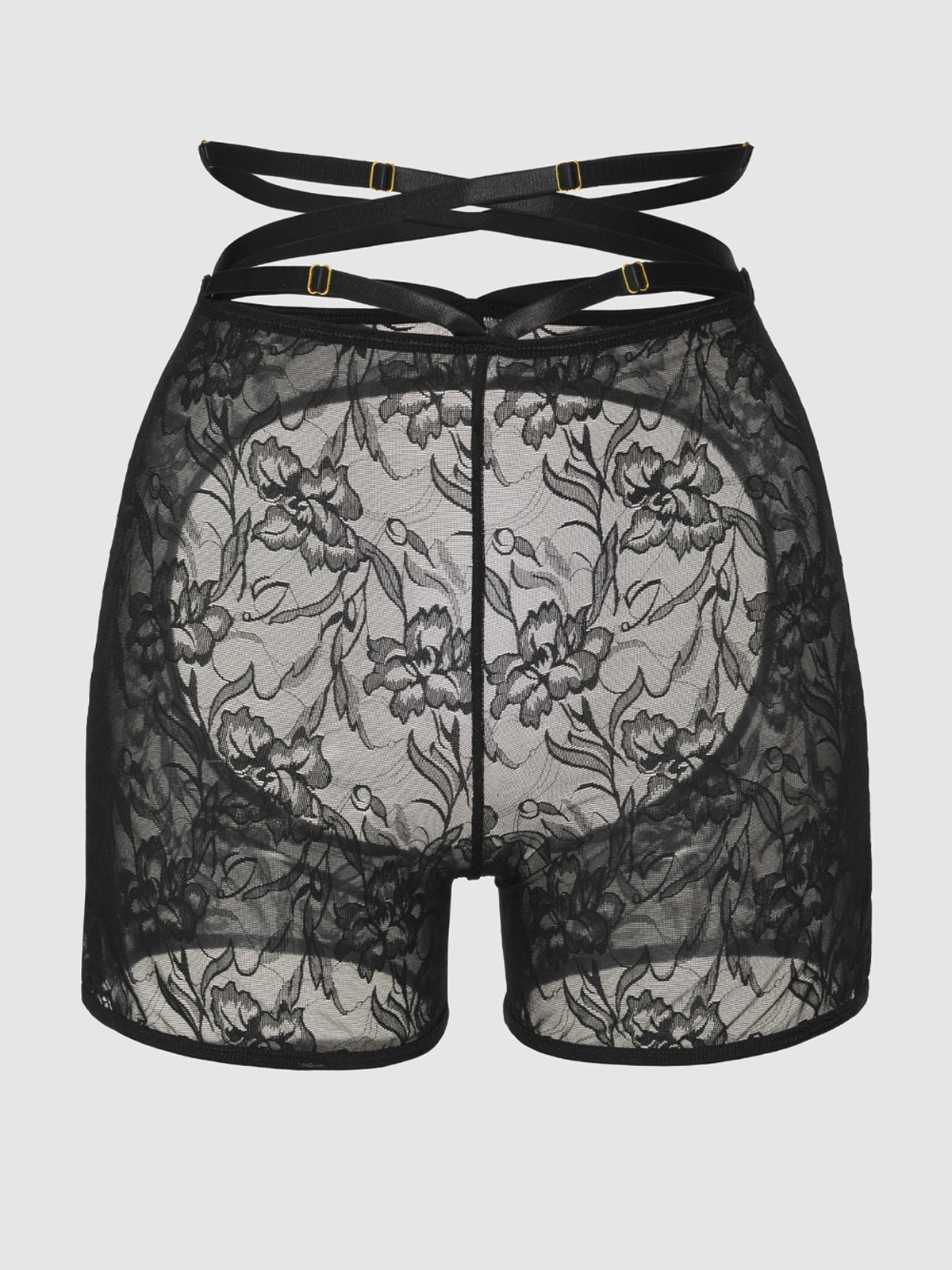 Flora Backless Lace Bikeshort from Love It Curvy