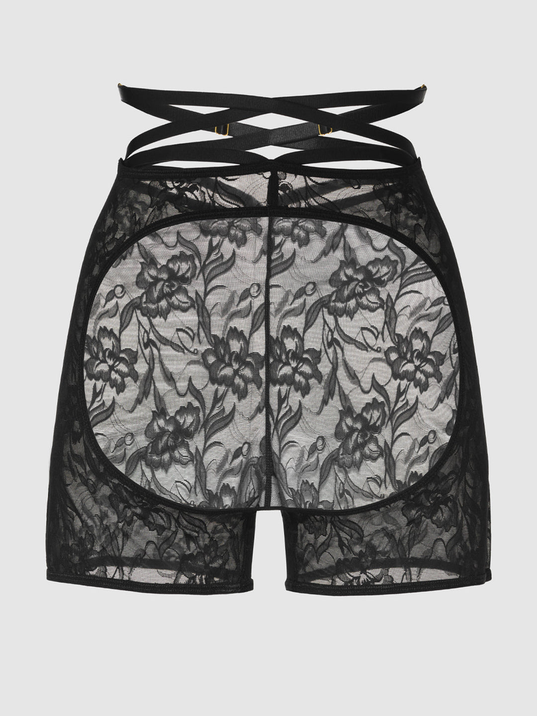 Flora Backless Lace Bikeshort from Love It Curvy