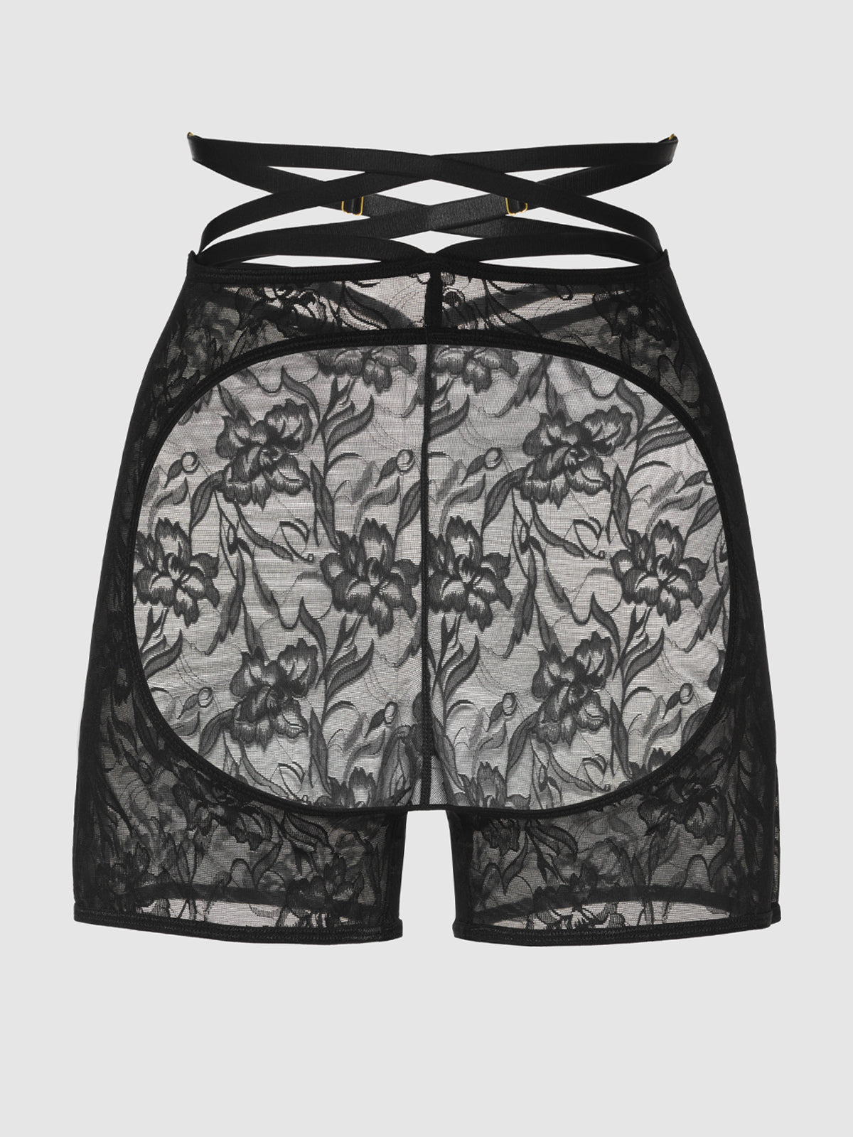 Flora Backless Lace Bikeshort from Love It Curvy