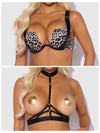 Devon Strappy Push Up Bra, Harness & G-String Set from Love It Curvy