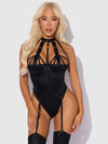 Devon Micro Strappy Harness Teddy from Love It Curvy