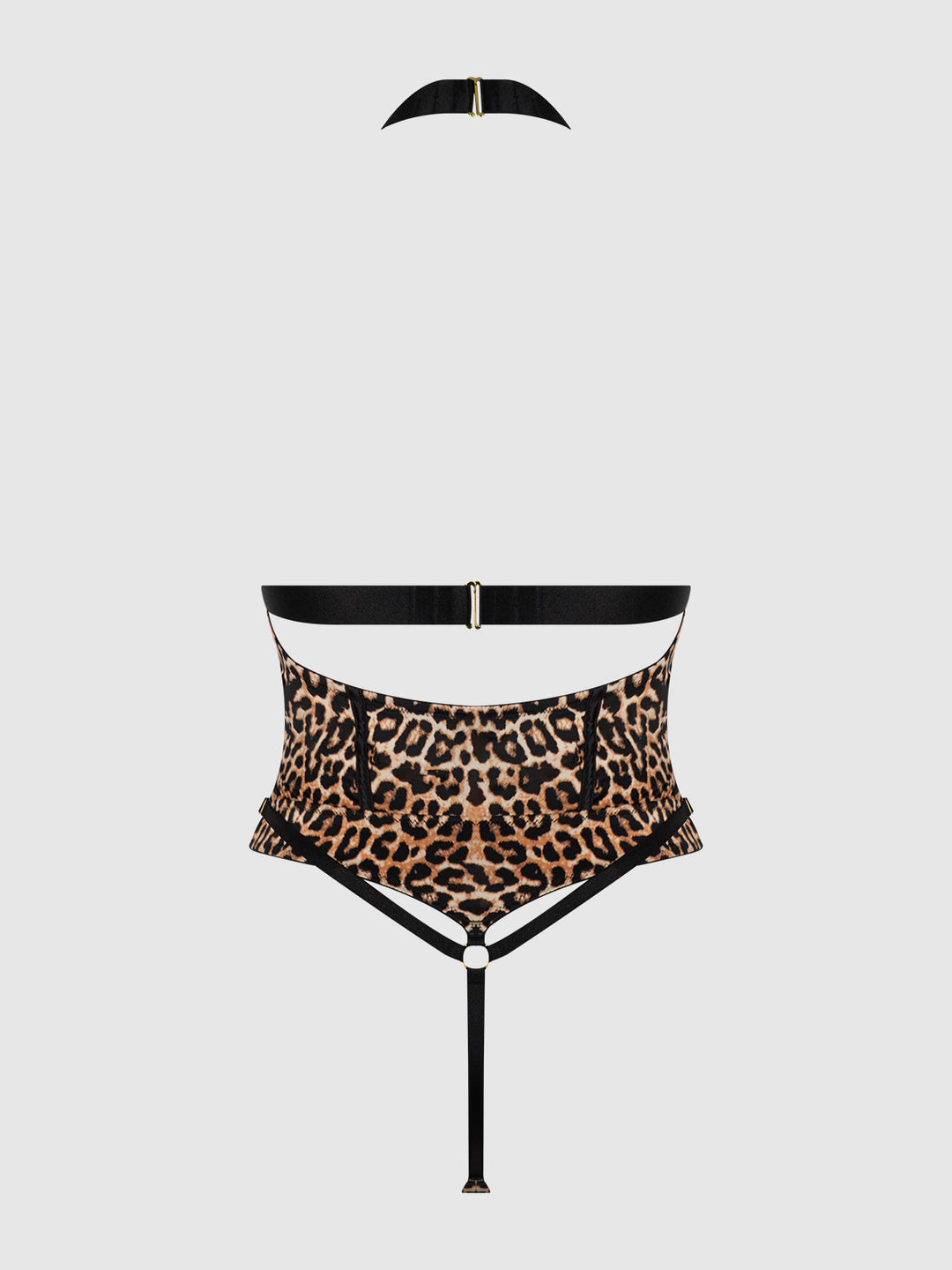 Devon Micro Strappy Harness Teddy from Love It Curvy