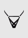 Devon Elastic Strappy X Front G-String from Love It Curvy