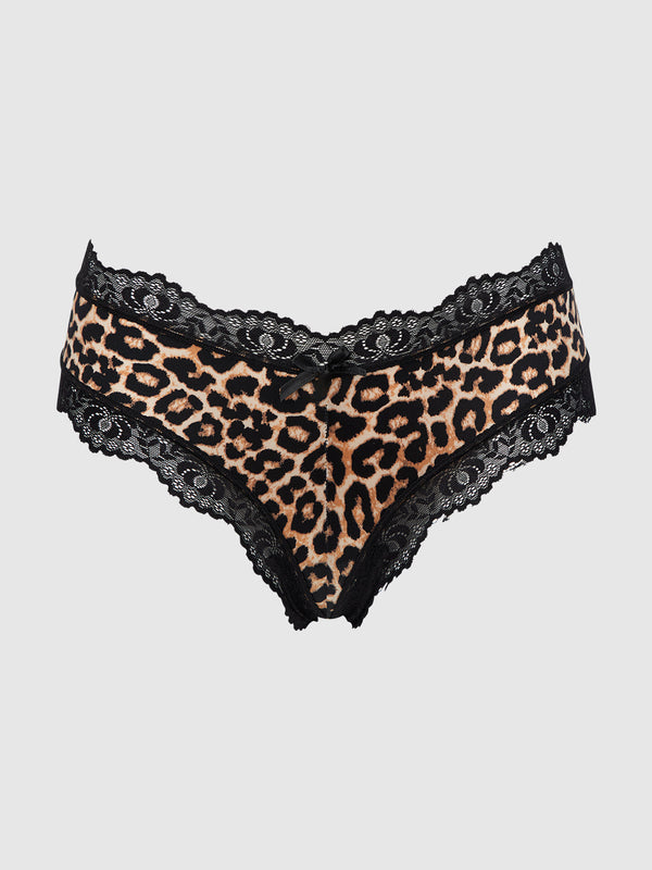Devon Micro & Lace Trim G-String from Love It Curvy