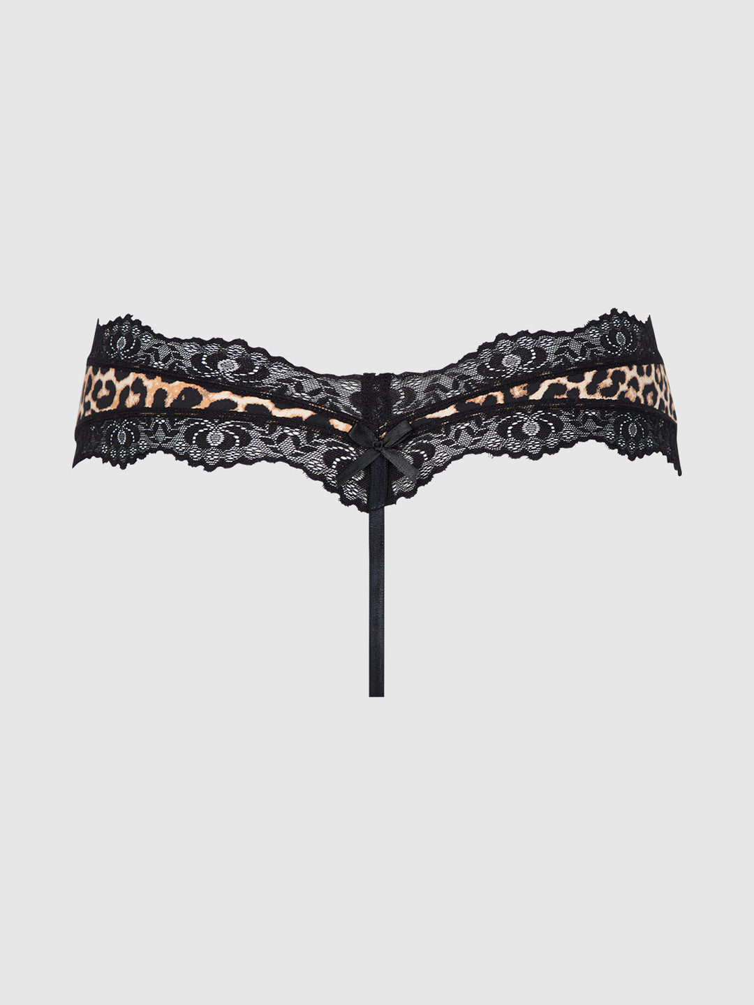 Devon Micro &amp; Lace Trim G-String from Love It Curvy