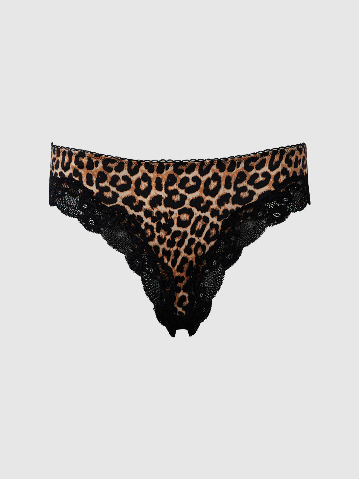 Devon Micro & Lace Strappy Back Hipster | Love It Curvy Secondary image