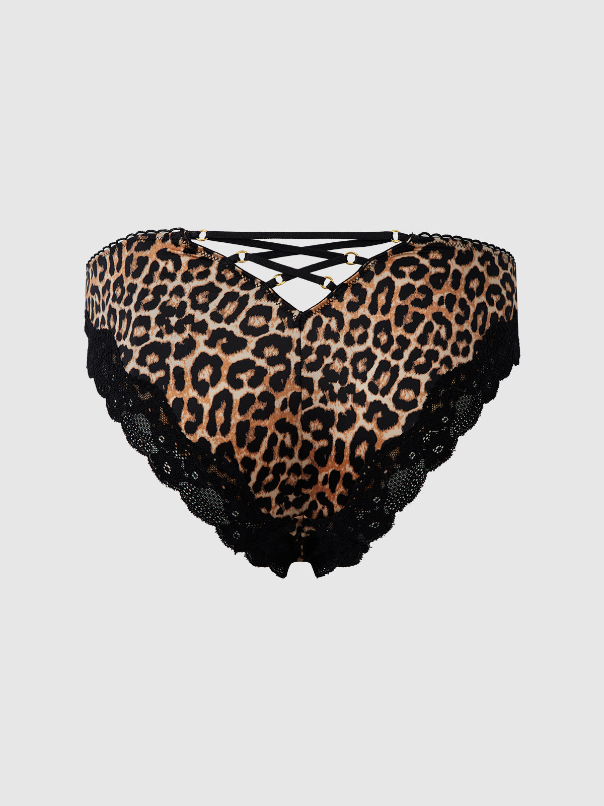Devon Micro & Lace Strappy Back Hipster from Love It Curvy