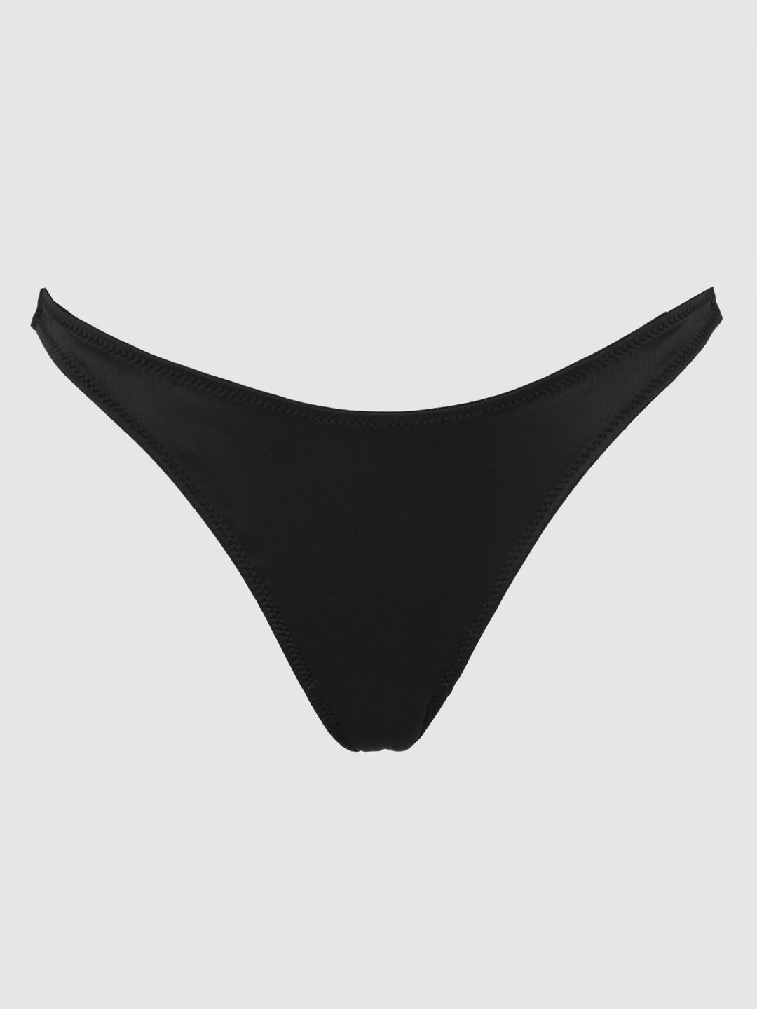Brigeta Satin Crotchless Tanga from Love It Curvy
