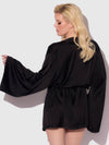 Brigeta Short Satin Robe from Love It Curvy