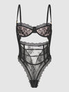 Jocelyn Satin & Lace Underwire Teddy from Love It Curvy