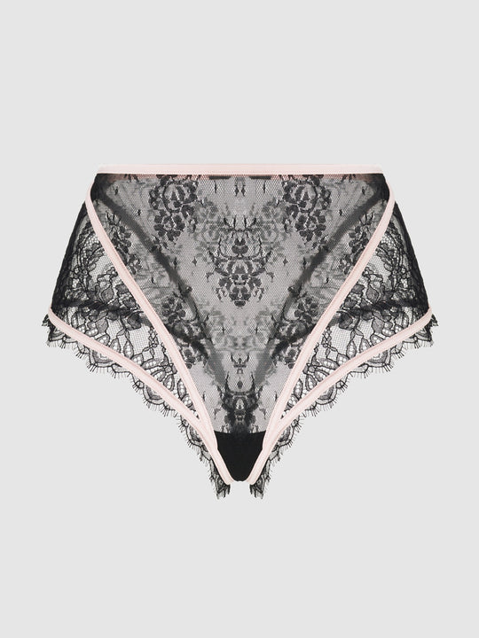 Jocelyn Lace & Satin High Waist Cheeky from Love It Curvy