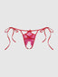 Jocelyn Lace & Pearl Crotchless Tie Side Bikini from Love It Curvy