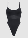 Katrina Micro & Mesh High Hip Shaping Bodysuit from Love It Curvy
