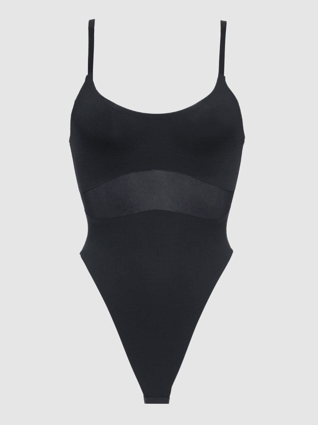 Katrina Micro & Mesh High Hip Shaping Bodysuit from Love It Curvy