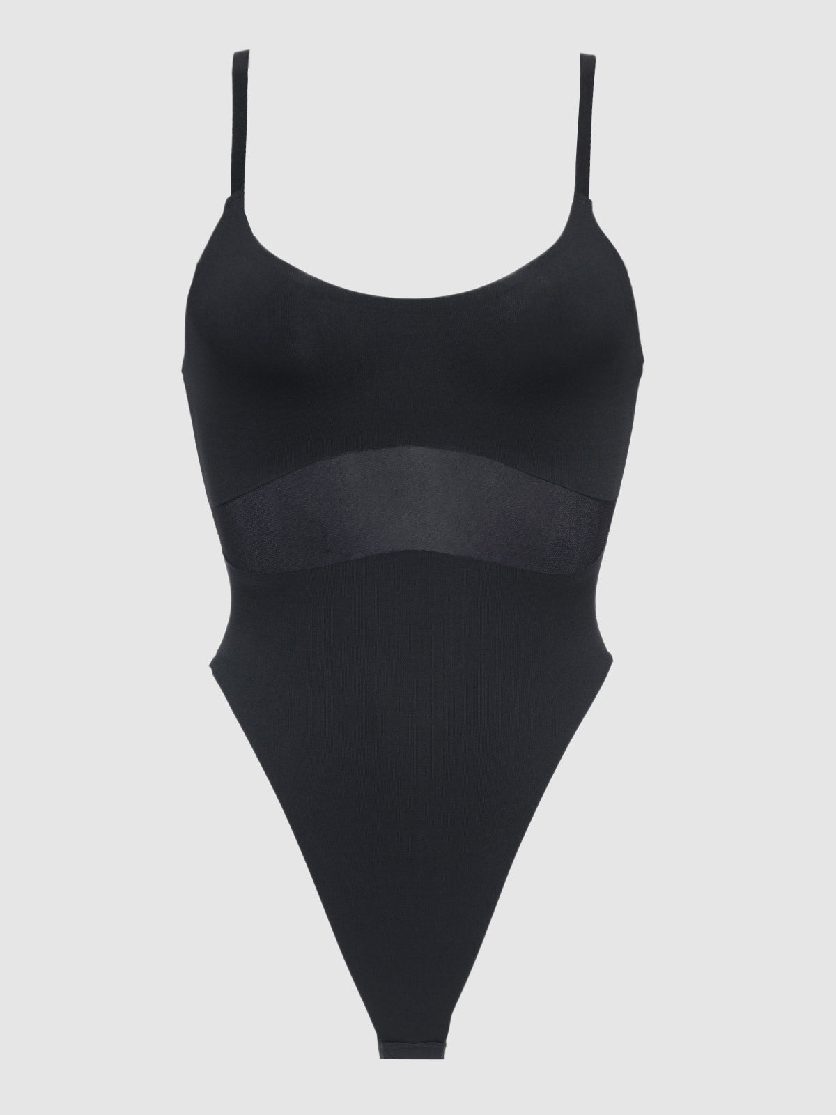 Katrina Micro & Mesh High Hip Shaping Bodysuit from Love It Curvy