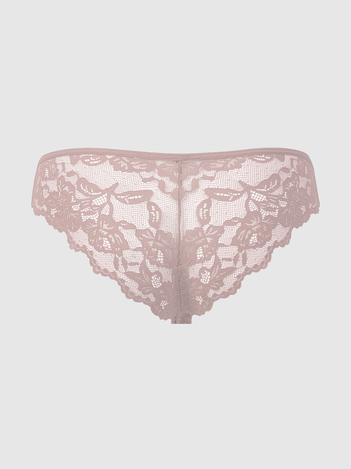 Bella Lace Up Front Lace Tanga from Love It Curvy