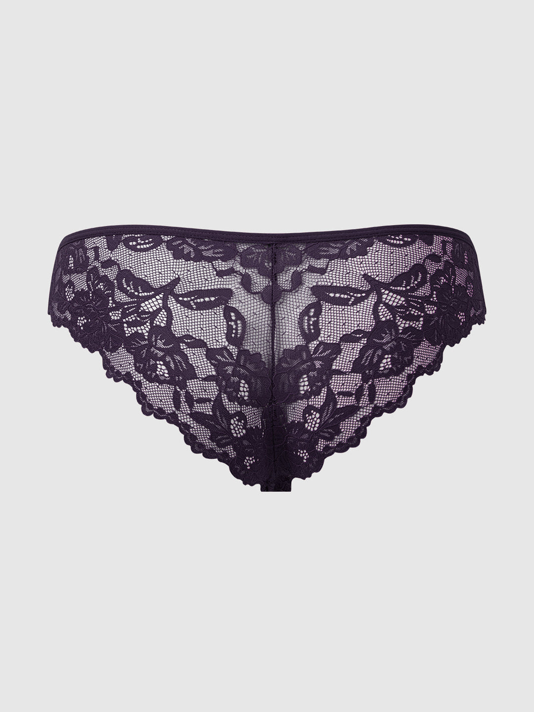 Bella Lace Up Front Lace Tanga from Love It Curvy