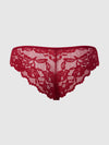 Bella Lace Up Front Lace Tanga from Love It Curvy