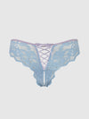 Bella Lace Up Front Lace Crotchless Tanga | Love It Curvy
