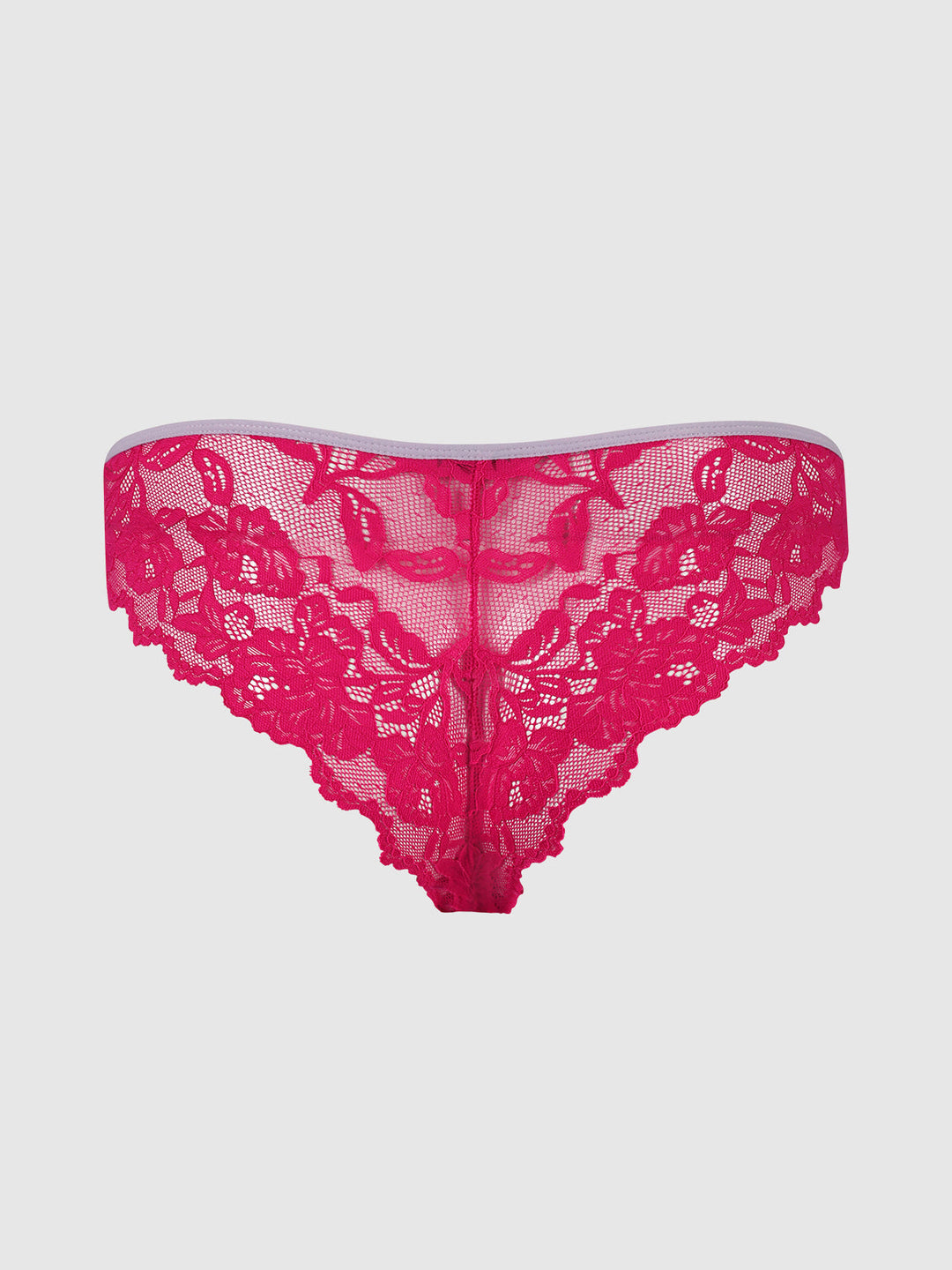 Bella Lace Up Front Lace Crotchless Tanga | Love It Curvy