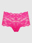 Bella Lace Cheeky Panty in Pink Dragon, product-only front view.