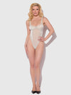 Zoe Oil Slick & Mesh Teddy from Love It Curvy