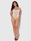 Zoe Oil Slick & Mesh Teddy from Love It Curvy
