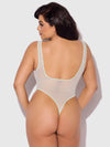 Zoe Oil Slick & Mesh Teddy from Love It Curvy