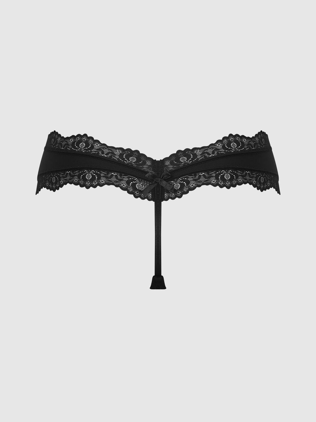 Vera Micro &amp; Lace Trim G-String from Love It Curvy