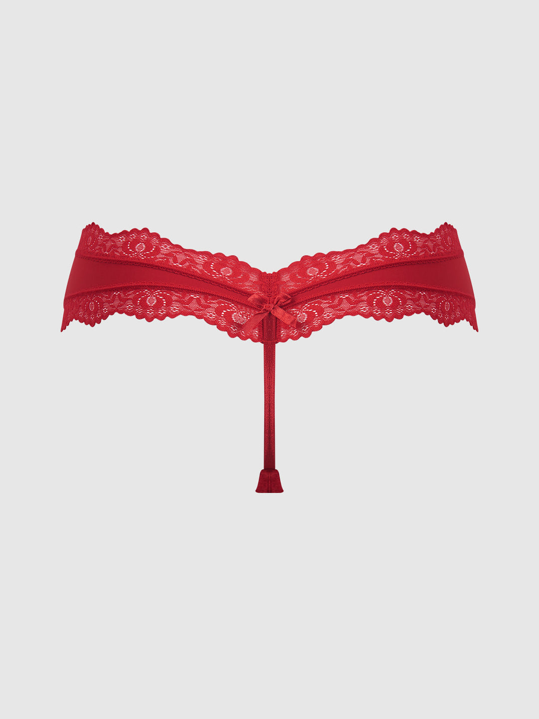 Vera Micro &amp; Lace Trim G-String from Love It Curvy