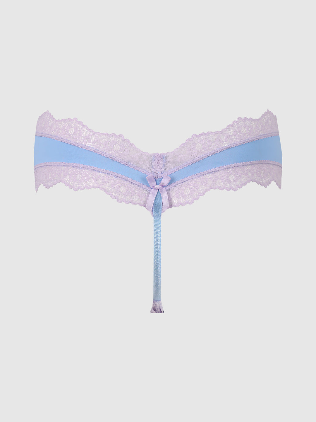 Vera Micro &amp; Lace Trim G-String from Love It Curvy