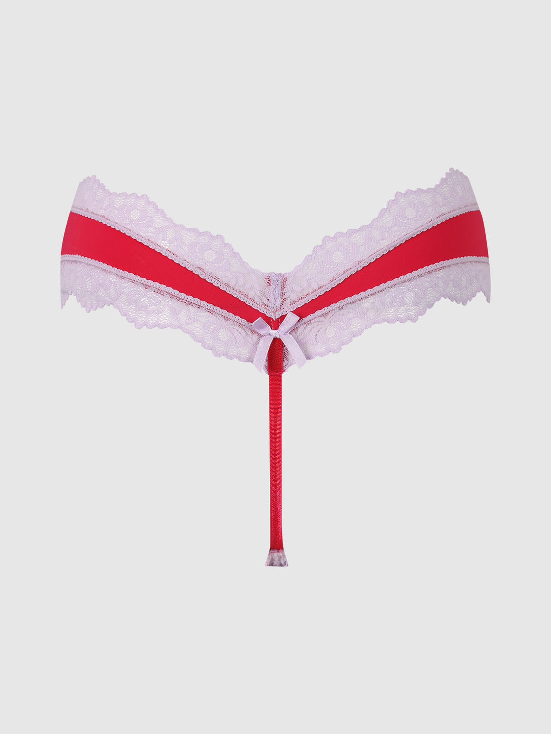 Vera Micro &amp; Lace Trim G-String from Love It Curvy