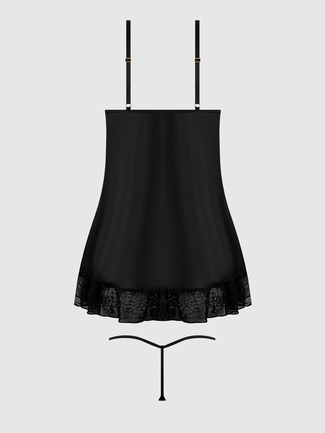 Kiki Lace Babydol &amp; G-String Set from Love It Curvy