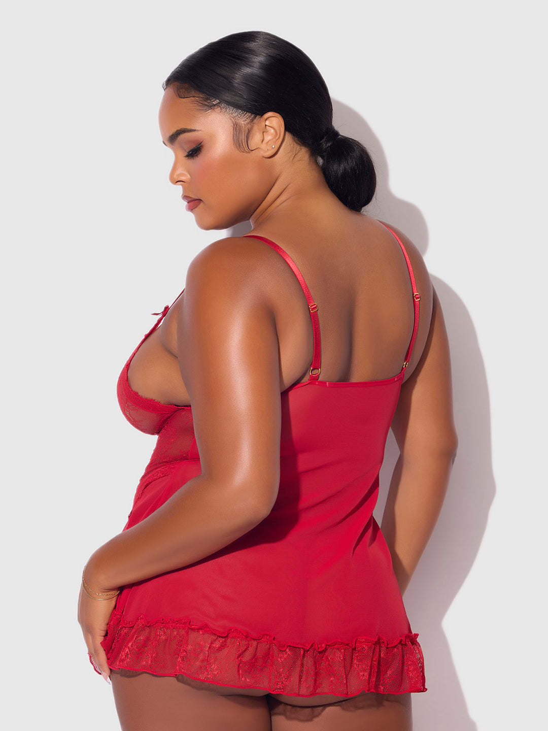 Kiki Lace Babydol &amp; G-String Set from Love It Curvy