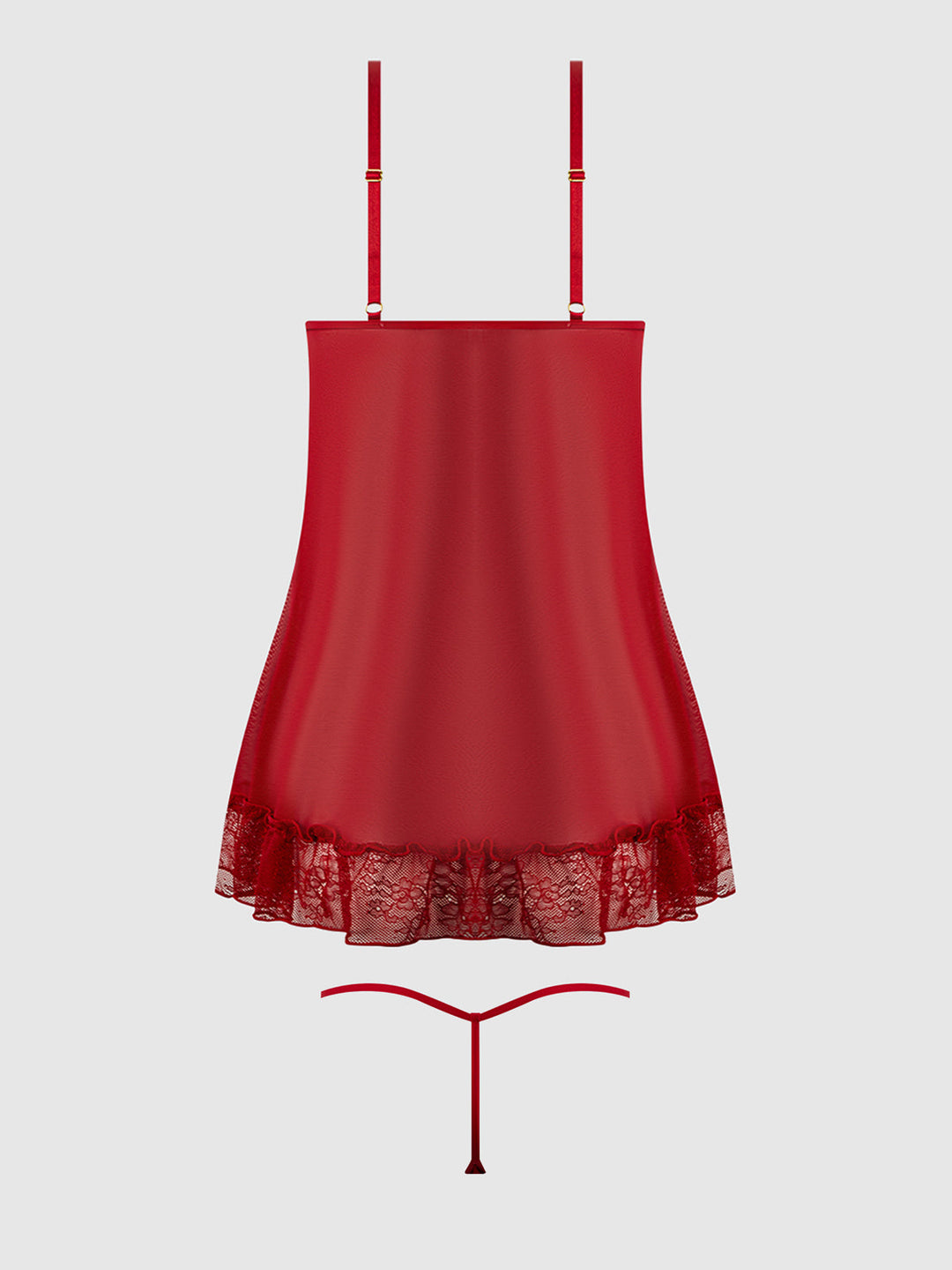 Kiki Lace Babydol &amp; G-String Set from Love It Curvy