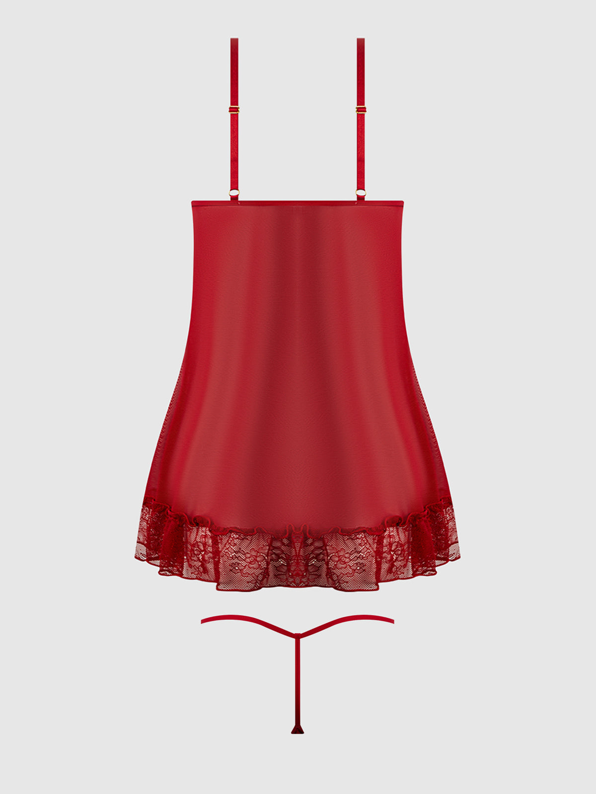Kiki Lace Babydol & G-String Set from Love It Curvy