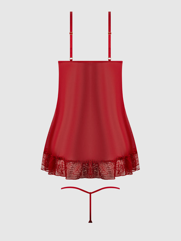 Kiki Lace Babydol & G-String Set from Love It Curvy