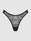 Kiki Lace & Mesh Thong from Love It Curvy