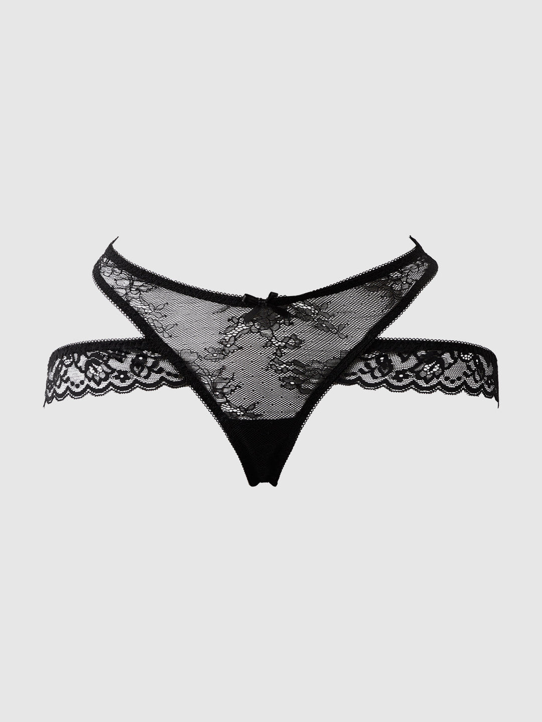 Kiki Strappy &amp; Backless Lace Tanga from Love It Curvy