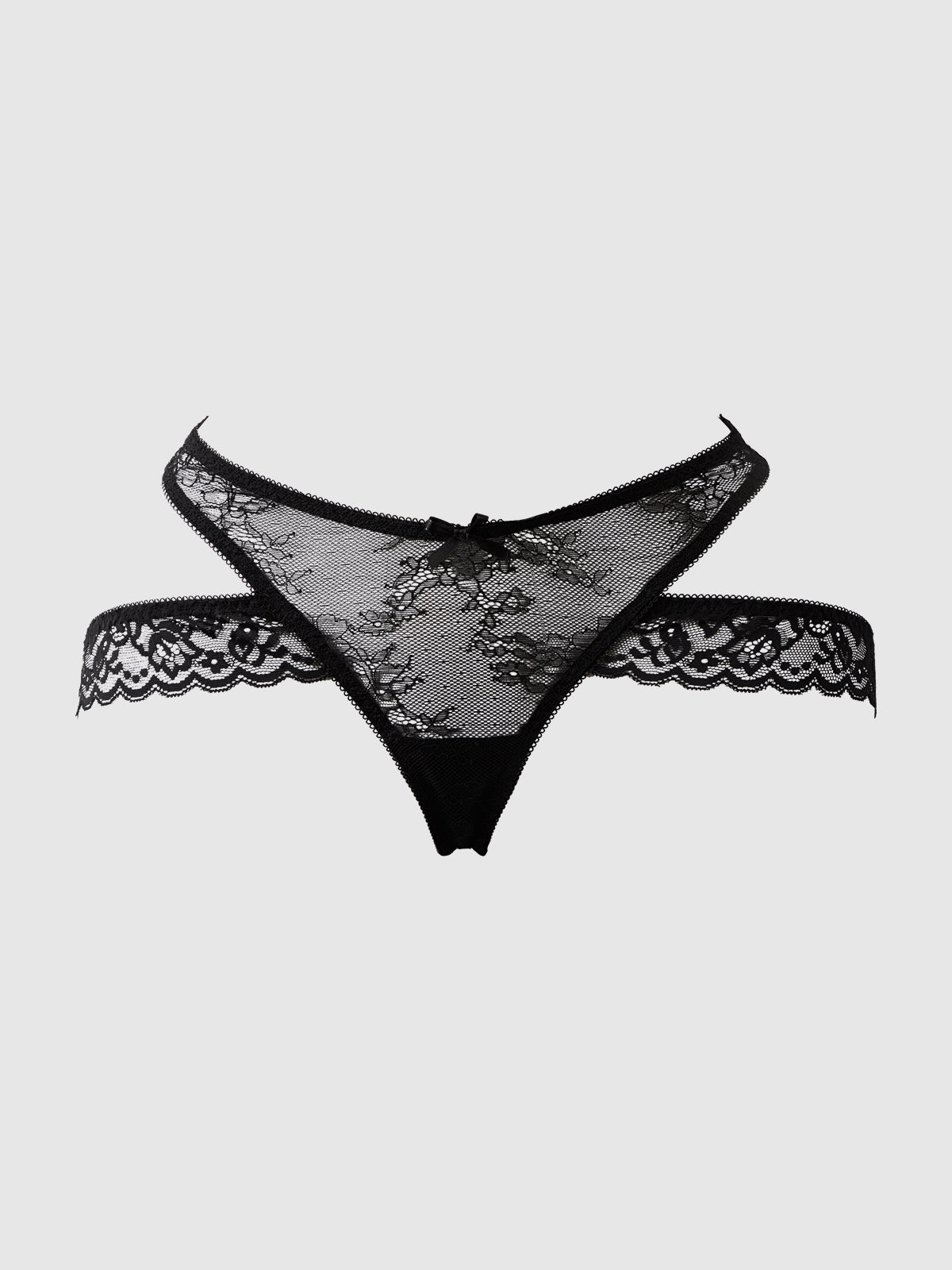 Kiki Strappy & Backless Lace Tanga from Love It Curvy