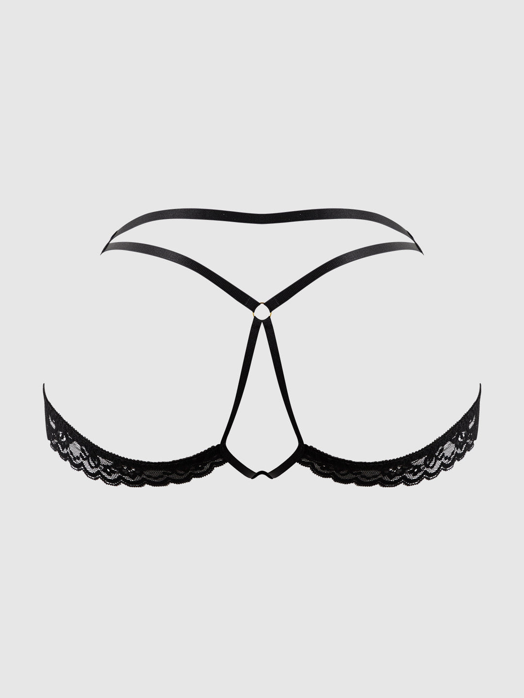 Kiki Strappy &amp; Backless Lace Tanga from Love It Curvy