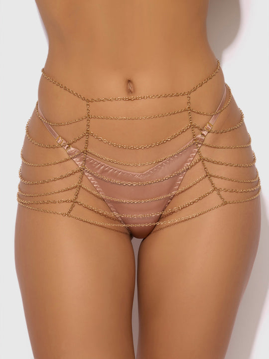 Chain Draped Skirt from Love It Curvy