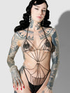 Rhinestone Triangle Top Teddy from Love It Curvy