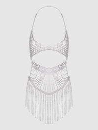 Rhinestone Netted Chemise | Love It Curvy
