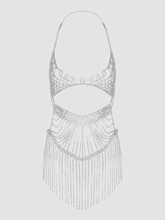 Rhinestone Netted Chemise from Love It Curvy