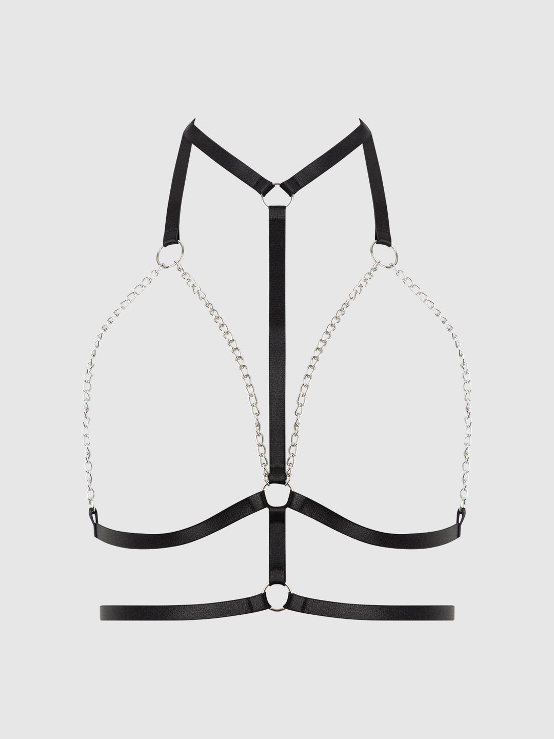 Chain &amp; Elastic Double Harness Top from Love It Curvy