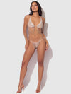 Rhinestone Net Halter With Openable Front from Love It Curvy