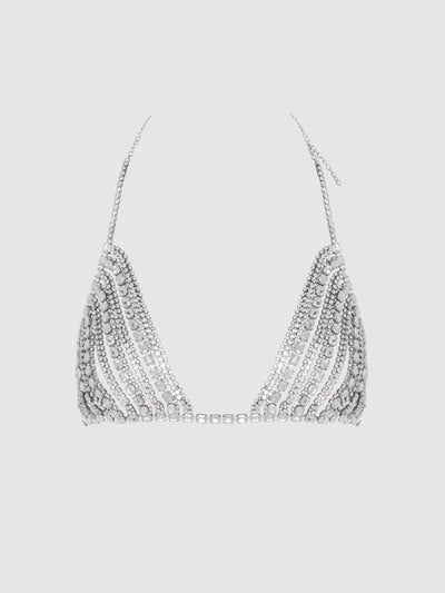Rhinestone Multi Stone Bra | Love It Curvy