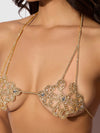 Rhinestone Swirl Knot Bralette from Love It Curvy