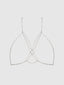 Rhinestone X-Crossed Bustier from Love It Curvy